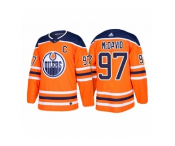 Men's adidas Connor McDavid Edmonton Oilers #97 Orange 2018 New Season Team Home Jersey