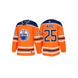 Men's adidas Darnell Nurse Edmonton Oilers #25 Orange 2018 New Season Team Home Jersey