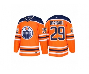 Men's adidas Leon Draisaitl Edmonton Oilers #29 Orange 2018 New Season Team Home Jersey