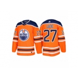 Men's adidas Milan Lucic Edmonton Oilers #27 Orange 2018 New Season Team Home Jersey