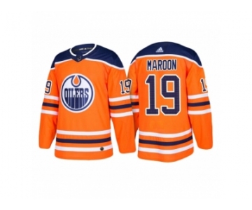 Men's adidas Patrick Maroon Edmonton Oilers #19 Orange 2018 New Season Team Home Jersey