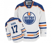 Reebok Edmonton Oilers #17 Jari Kurri Authentic White Away NHL Jersey