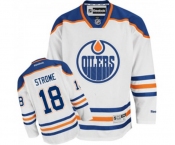 Reebok Edmonton Oilers #18 Ryan Strome Authentic White Away NHL Jersey