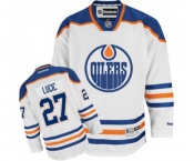 Reebok Edmonton Oilers #27 Milan Lucic Authentic White Away NHL Jersey