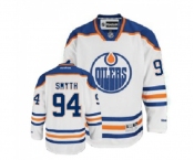 Reebok Edmonton Oilers #94 Ryan Smyth Authentic White Away NHL Jersey