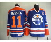 nhl edmonton oilers #11 messier lt.blue