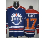 nhl edmonton oilers #17 kurri  lt.blue jerseys