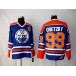 nhl edmonton oilers #99 gretzky ccm lt.blue