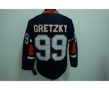 nhl edmonton oilers #99 gretzky dk.blue