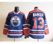 nhl jerseys edmonton oilers #13 barker blue