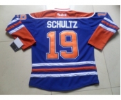 nhl jerseys edmonton oilers #19 schultz blue