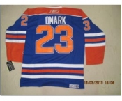 nhl jerseys edmonton oilers #23 omark blue