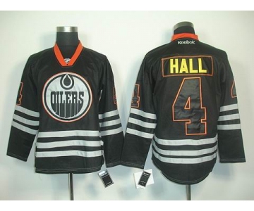 nhl jerseys edmonton oilers #4 hall black