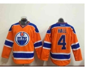 nhl jerseys edmonton oilers #4 hall orange