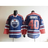 nhl jerseys edmonton oilers #40 dubnyk blue