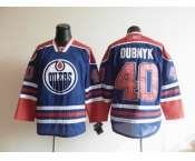 nhl jerseys edmonton oilers #40 dubnyk blue