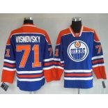 nhl jerseys edmonton oilers 71# visnovsky blue