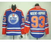 nhl jerseys edmonton oilers #93 nugent-hopkins lt.blue