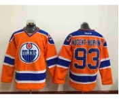 nhl jerseys edmonton oilers #93 nugent-hopkins orange