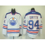 nhl jerseys edmonton oilers #94 smyth white