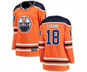 Women Edmonton Oilers #18 Ryan Strome Fanatics Branded Orange Home Breakaway NHL Jersey