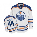 Women Reebok Edmonton Oilers #44 Zack Kassian Authentic White Away NHL Jersey