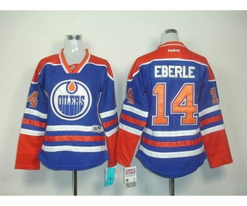 women nhl jerseys edmonton oilers #14 eberle lt.blue