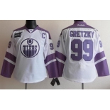 women nhl jerseys edmonton oilers #99 wayne gretzky white