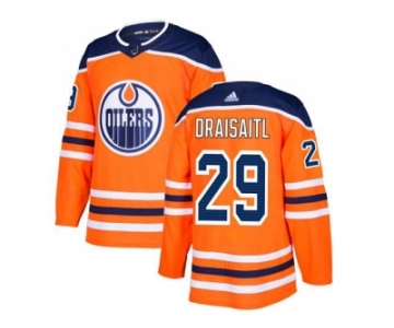 Youth Adidas Edmonton Oilers #29 Leon Draisaitl Orange Home Authentic Stitched NHL Jersey