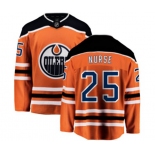 Youth Edmonton Oilers #25 Darnell Nurse Fanatics Branded Orange Home Breakaway NHL Jersey