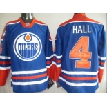 youth nhl edmonton oilers #4 hall lt.blue