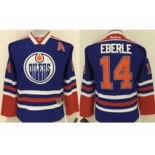 youth nhl jerseys edmonton oilers #14 eberle blue[patch A]