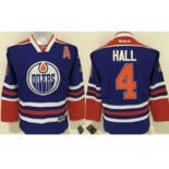 youth nhl jerseys edmonton oilers #4 hall blue[patch A]