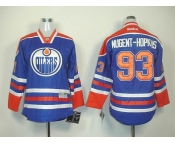 youth nhl jerseys edmonton oilers #93 nugent-hopkins lt.blue