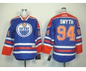 youth nhl jerseys edmonton oilers #94 smyth lt.blue