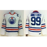 youth nhl jerseys edmonton oilers #99 gretzky white[patch C]