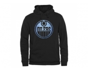 Edmonton Oilers Black Rinkside Pond Hockey Pullover Hoodie