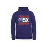 Edmonton Oilers Royal Rinkside Victor Pullover Hoodie