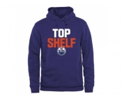 Edmonton Oilers Royal Top Shelf Pullover Hoodie