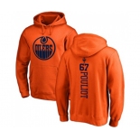 NHL Adidas Edmonton Oilers #67 Benoit Pouliot Orange One Color Backer Pullover Hoodie