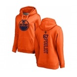 NHL Women Adidas Edmonton Oilers #67 Benoit Pouliot Orange One Color Backer Pullover Hoodie