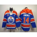 nhl edmonton oilers #14 eberle blue [pullover hooded sweatshirt](A)