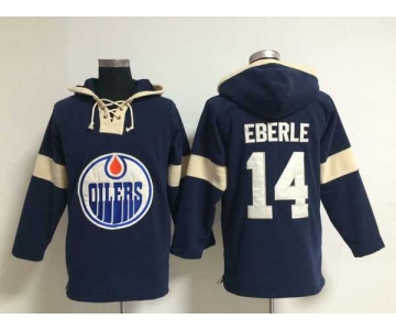 nhl jerseys edmonton oilers #14 eberle blue[pullover hooded sweatshirt]