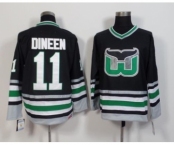 Hartford Whalers #11 Dineen Black CCM Throwback Stitched NHL Jersey