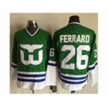 Hartford Whalers #26 Ray Ferraro Green CCM Throwback Stitched NHL Jersey