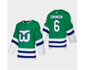 Men's Hartford Whalers #6 Joel Edmundson 2019-20 Heritage Authentic Player Hockey Jersey Green