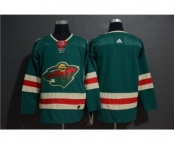 Men's Wild Blank Green Stitched Hockey Hockey Jersey