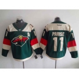 nhl jerseys minnesota wild #11 parise green[new patch A][parise]