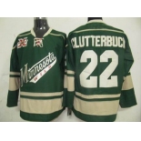 nhl jerseys minnesota wild #22 cltterbuck green(10th)