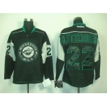 nhl jerseys minnesota wild #22 clutterbuck black